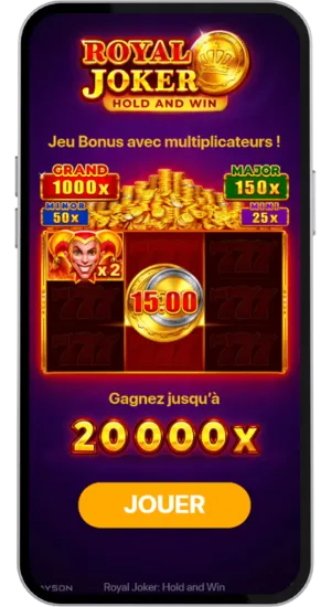 Écran d’introduction du tour bonus